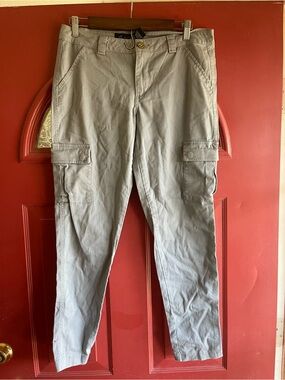 Light Gray Cargo Pants – Slim Utility Fit